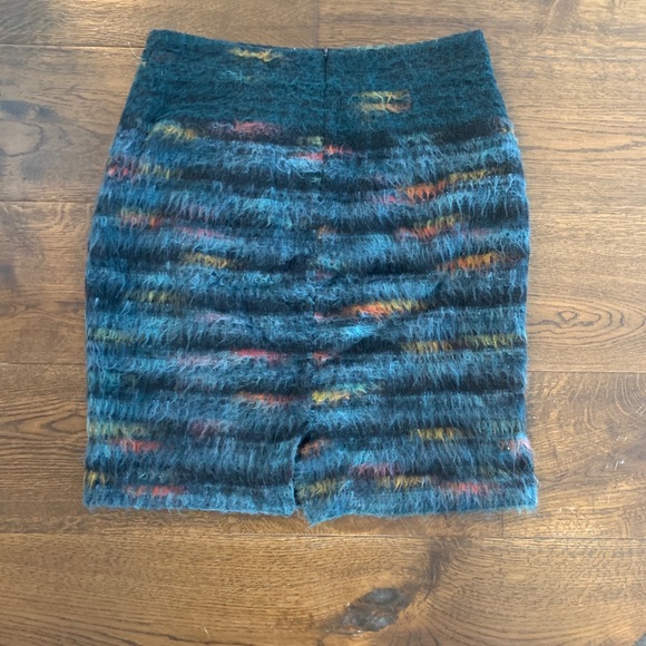 Maeve feather fur pencil skirt - Picture 6 of 8